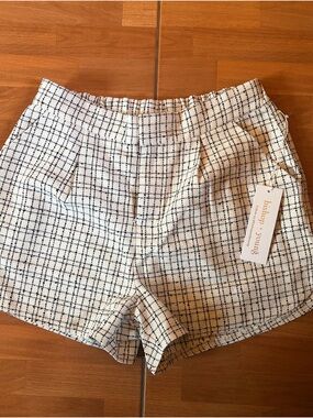 🤍 Bishop + Young Tweeted Plaid Shorts | NWT